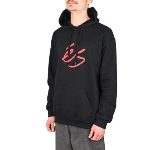 eS Script Pullover Hoodie - Black
