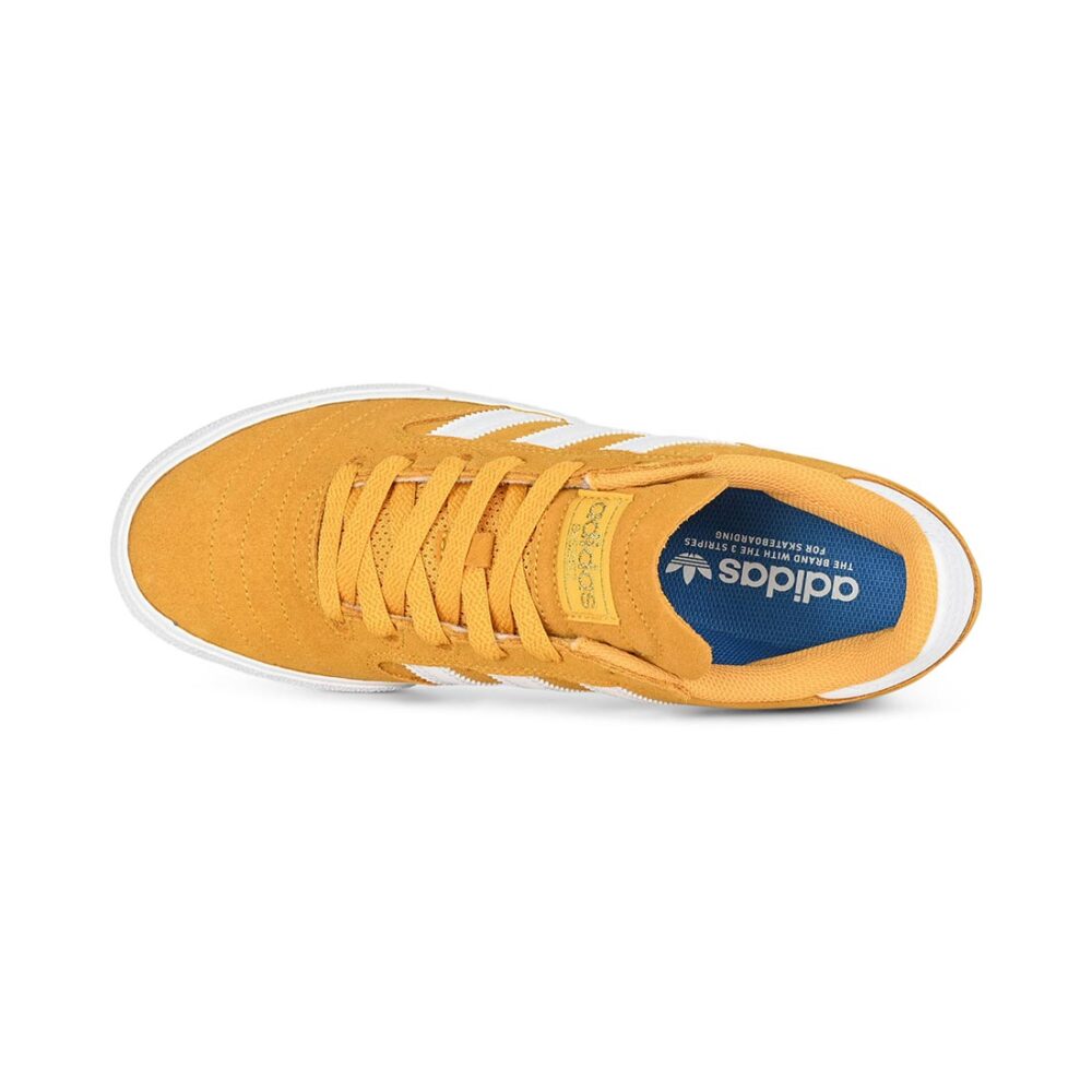 Adidas Busenitz Vulc II Skate Shoes - Preloved Yellow/Cloud White/Gold Metallic
