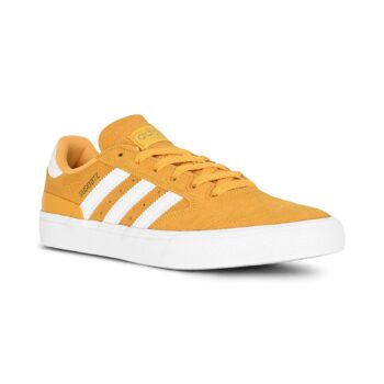 Adidas Busenitz Vulc II Skate Shoes - Preloved Yellow/Cloud White/Gold Metallic
