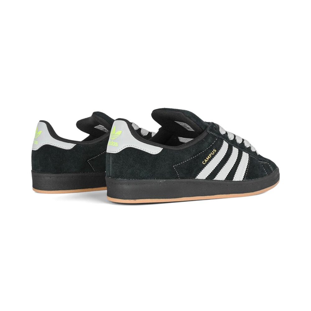 Adidas Campus 90s ADV Skate Shoes - Core Black/Grey/Gold Metallic