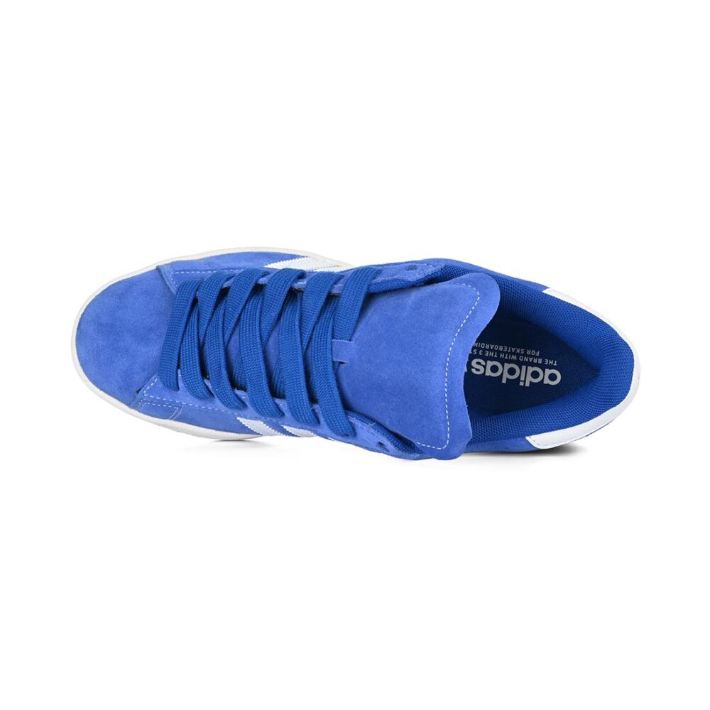 Adidas Campus ADV Skate Shoes - Royal Blue/White/Gold