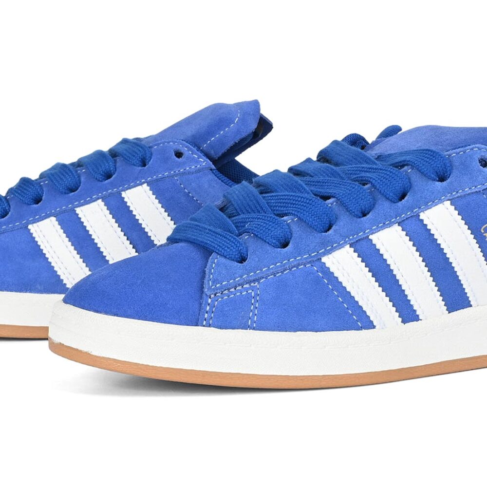 Adidas Campus ADV Skate Shoes - Royal Blue/White/Gold