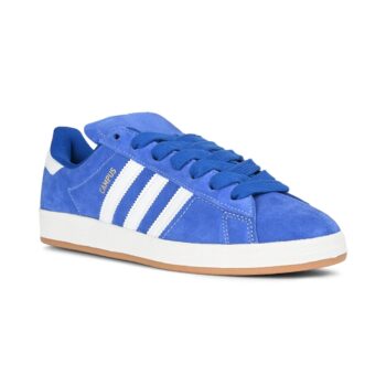 Adidas Campus ADV Skate Shoes - Royal Blue/White/Gold
