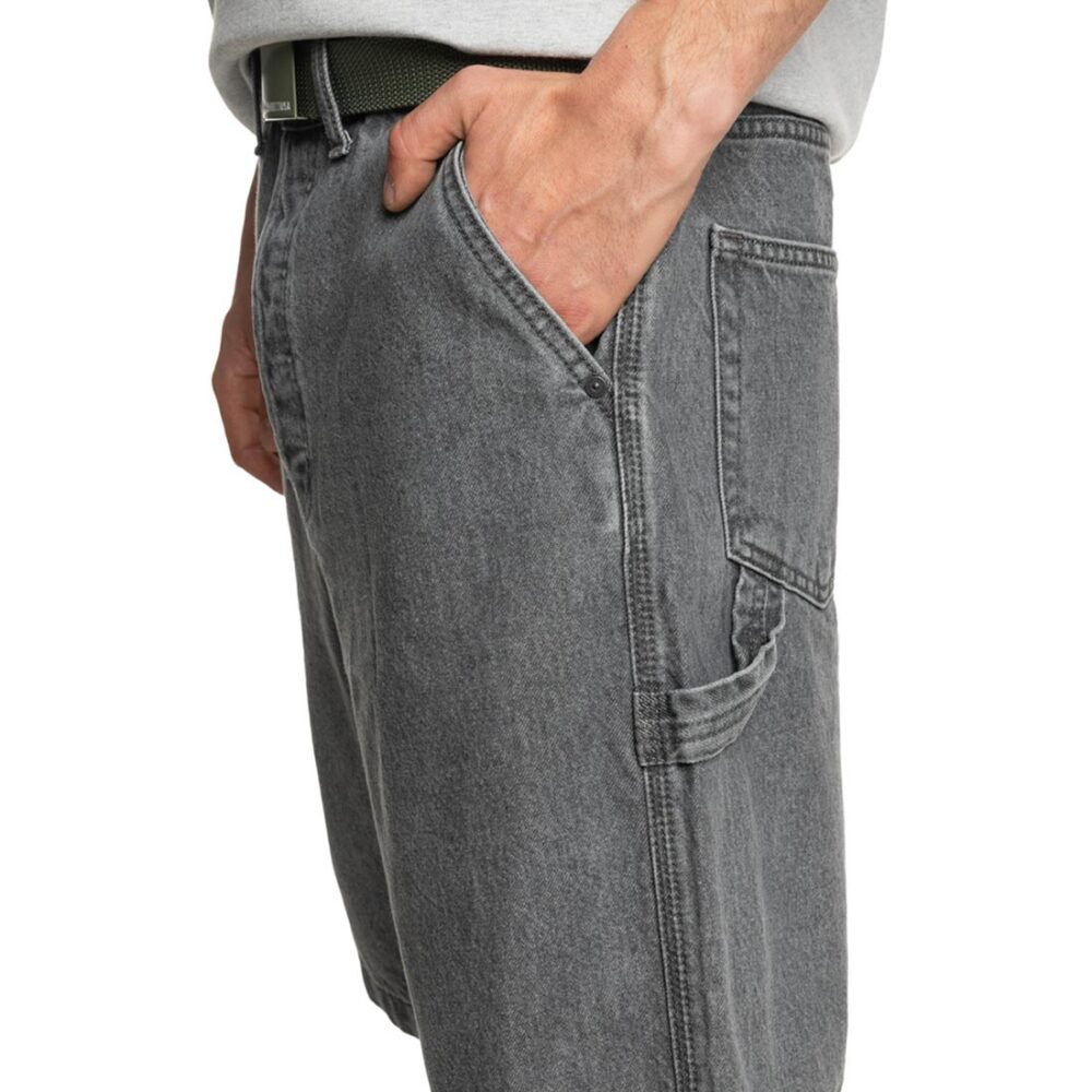DC Carpenter Baggy Denim Shorts - Medium Grey