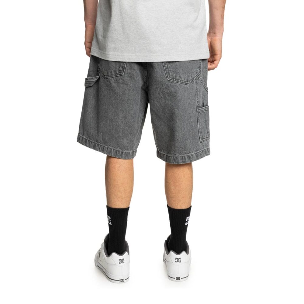 DC Carpenter Baggy Denim Shorts - Medium Grey