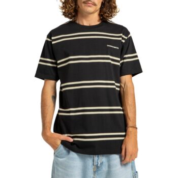 DC Portside S/S T-Shirt - Black Portside Stripe