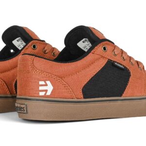 Etnies Barge LS Skate Shoes - Brown/Gum/Gold