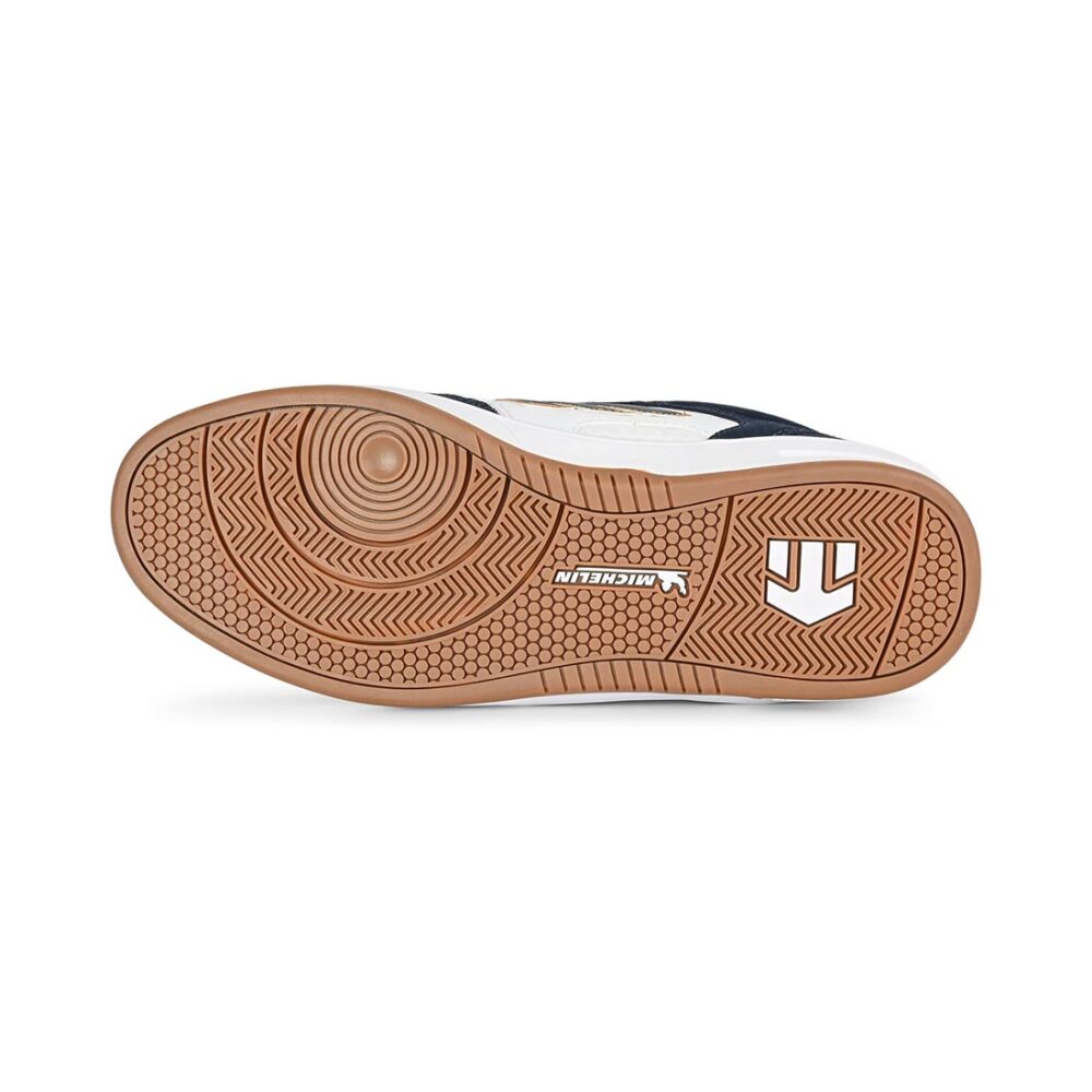 Etnies The Aurelien Michelin Skate Shoes - White/Navy/Gold