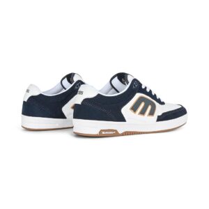 Etnies The Aurelien Michelin Skate Shoes - White/Navy/Gold