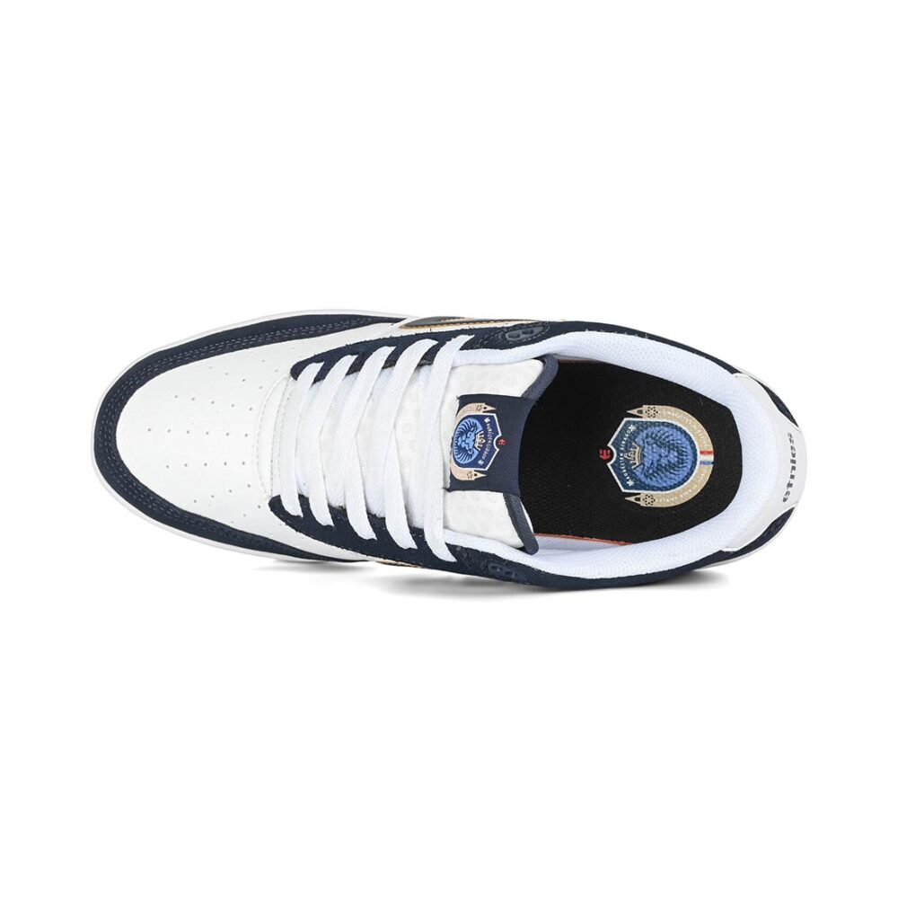 Etnies The Aurelien Michelin Skate Shoes - White/Navy/Gold