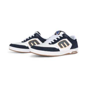Etnies The Aurelien Michelin Skate Shoes - White/Navy/Gold