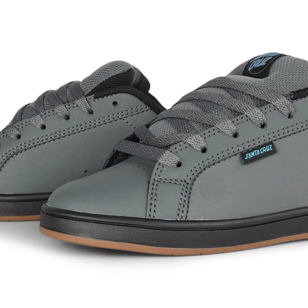 Etnies x Santa Cruz Fader (Youth) Skate Shoes - Dark Grey/Black