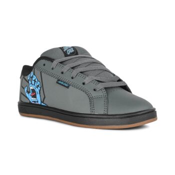 Etnies x Santa Cruz Fader (Youth) Skate Shoes - Dark Grey/Black