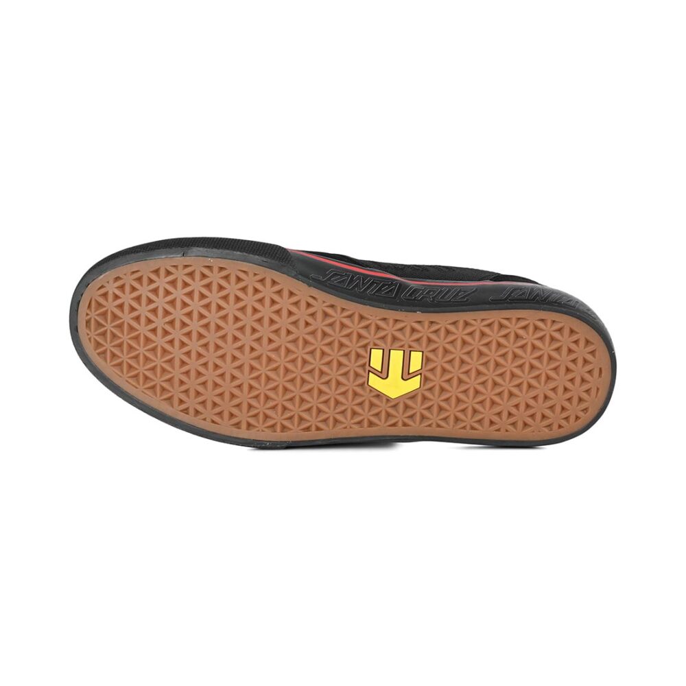 Etnies x Santa Cruz Lo-Cut Slip-On Skate Shoes - Black