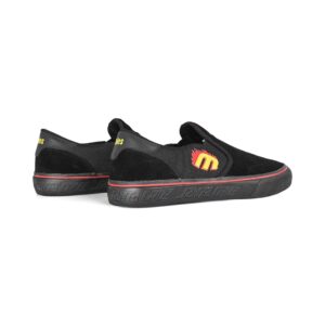 Etnies x Santa Cruz Lo-Cut Slip-On Skate Shoes - Black