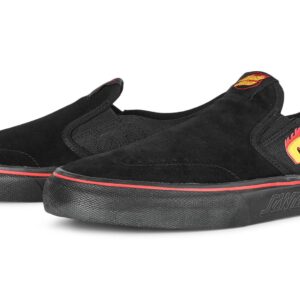 Etnies x Santa Cruz Lo-Cut Slip-On Skate Shoes - Black