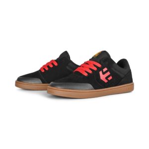 Etnies x Santa Cruz Marana (Youth) Skate Shoes - Black/Red/Gum