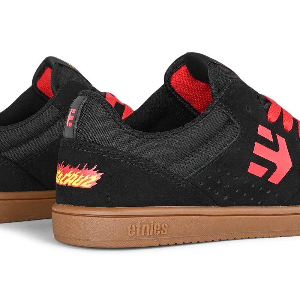 Etnies x Santa Cruz Marana (Youth) Skate Shoes - Black/Red/Gum