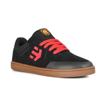 Etnies x Santa Cruz Marana (Youth) Skate Shoes - Black/Red/Gum