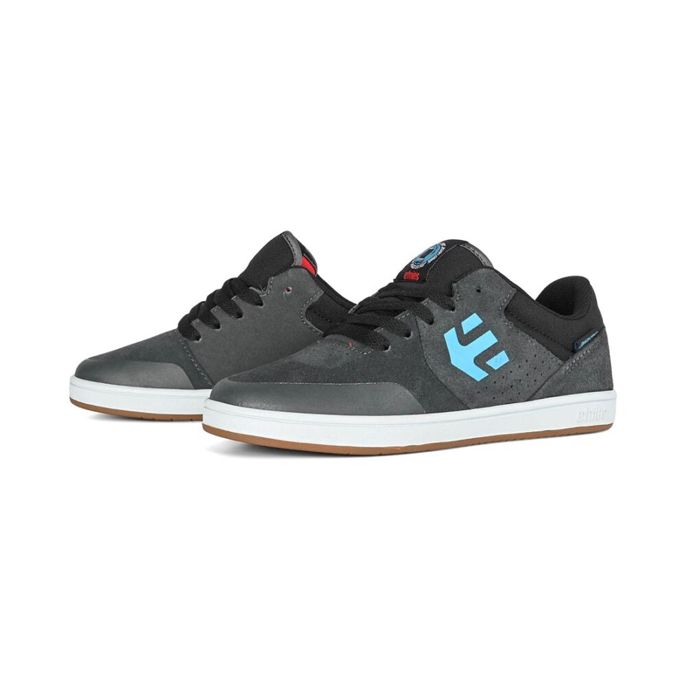 Etnies x Santa Cruz Marana (Youth) Skate Shoes - Grey/Black/Blue