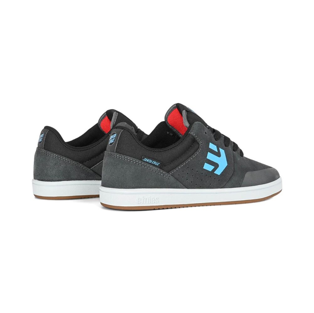 Etnies x Santa Cruz Marana (Youth) Skate Shoes - Grey/Black/Blue