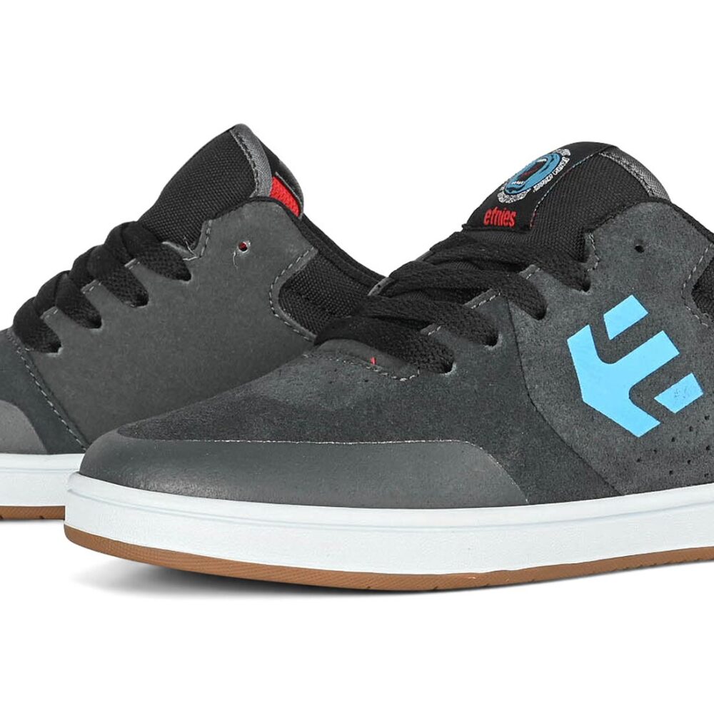 Etnies x Santa Cruz Marana (Youth) Skate Shoes - Grey/Black/Blue