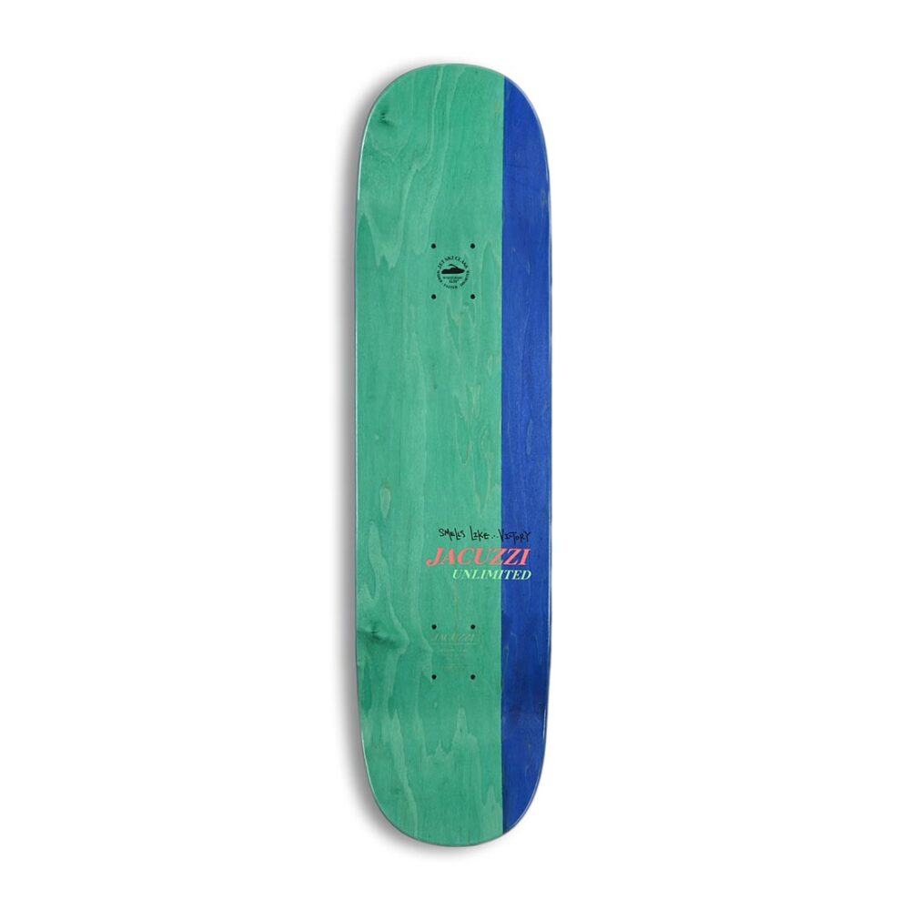 Jacuzzi Unlimited Burnt Rubber Ex7 8.25" Skateboard Deck - Blue