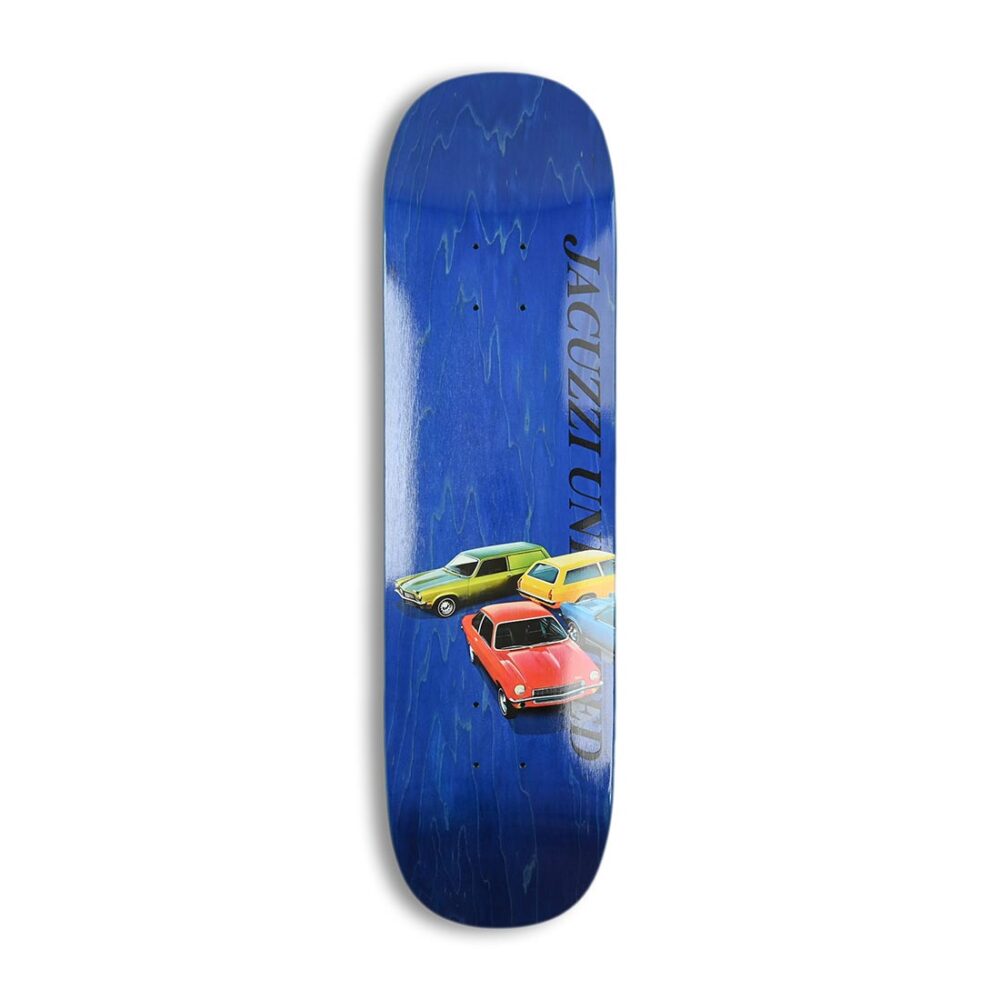 Jacuzzi Unlimited Burnt Rubber Ex7 8.25" Skateboard Deck - Blue