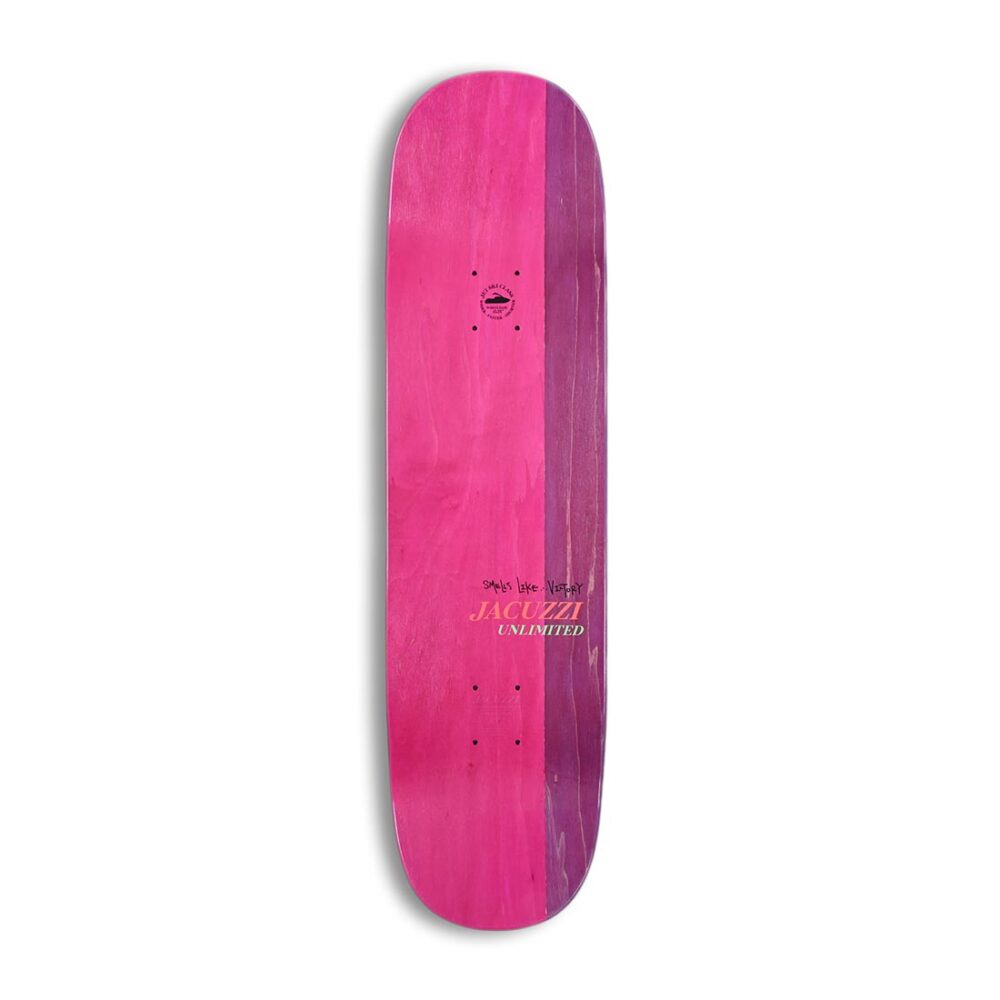 Jacuzzi Unlimited Burnt Rubber Ex7 8.5" Skateboard Deck - Pink