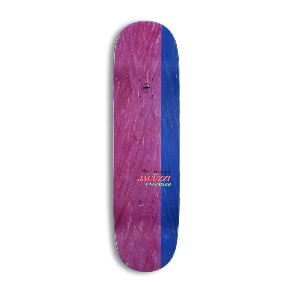 Jacuzzi Unlimited Burnt Rubber Ex7 8.75" Skateboard Deck - Purple