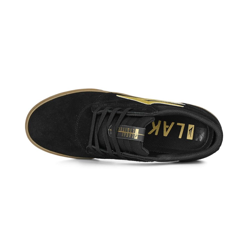 Lakai Griffin Skate Shoes - Black/Gold