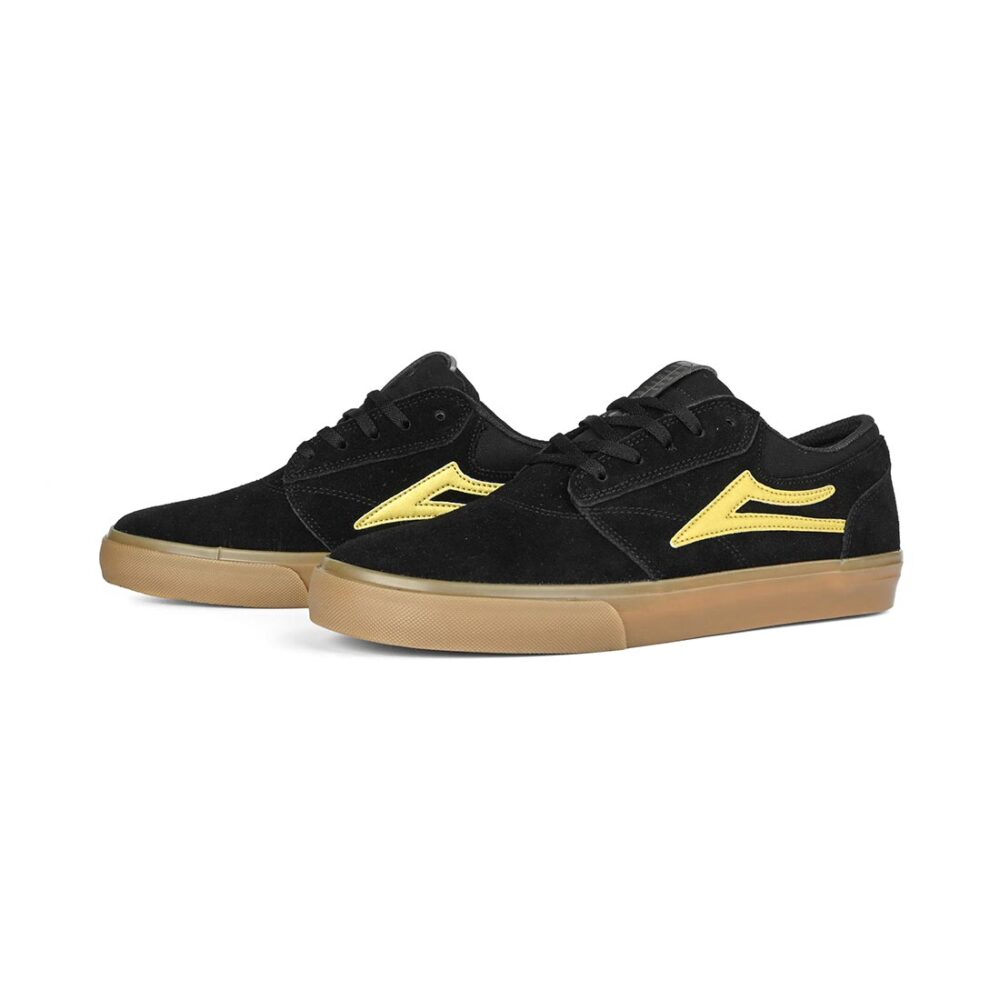 Lakai Griffin Skate Shoes - Black/Gold