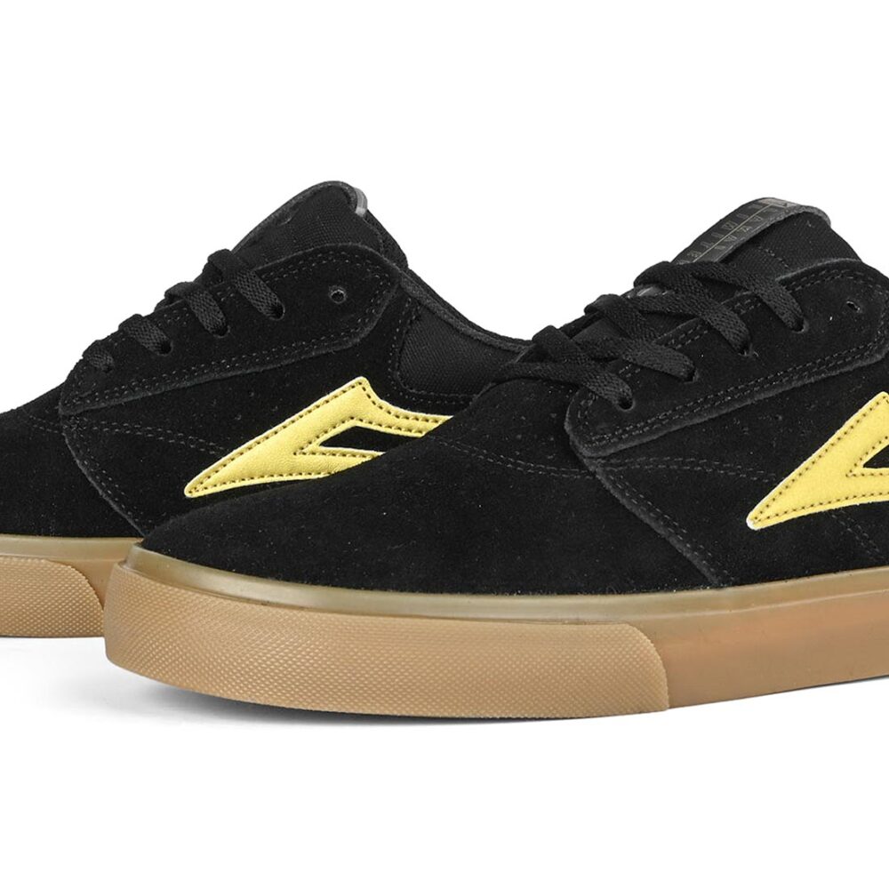 Lakai Griffin Skate Shoes - Black/Gold