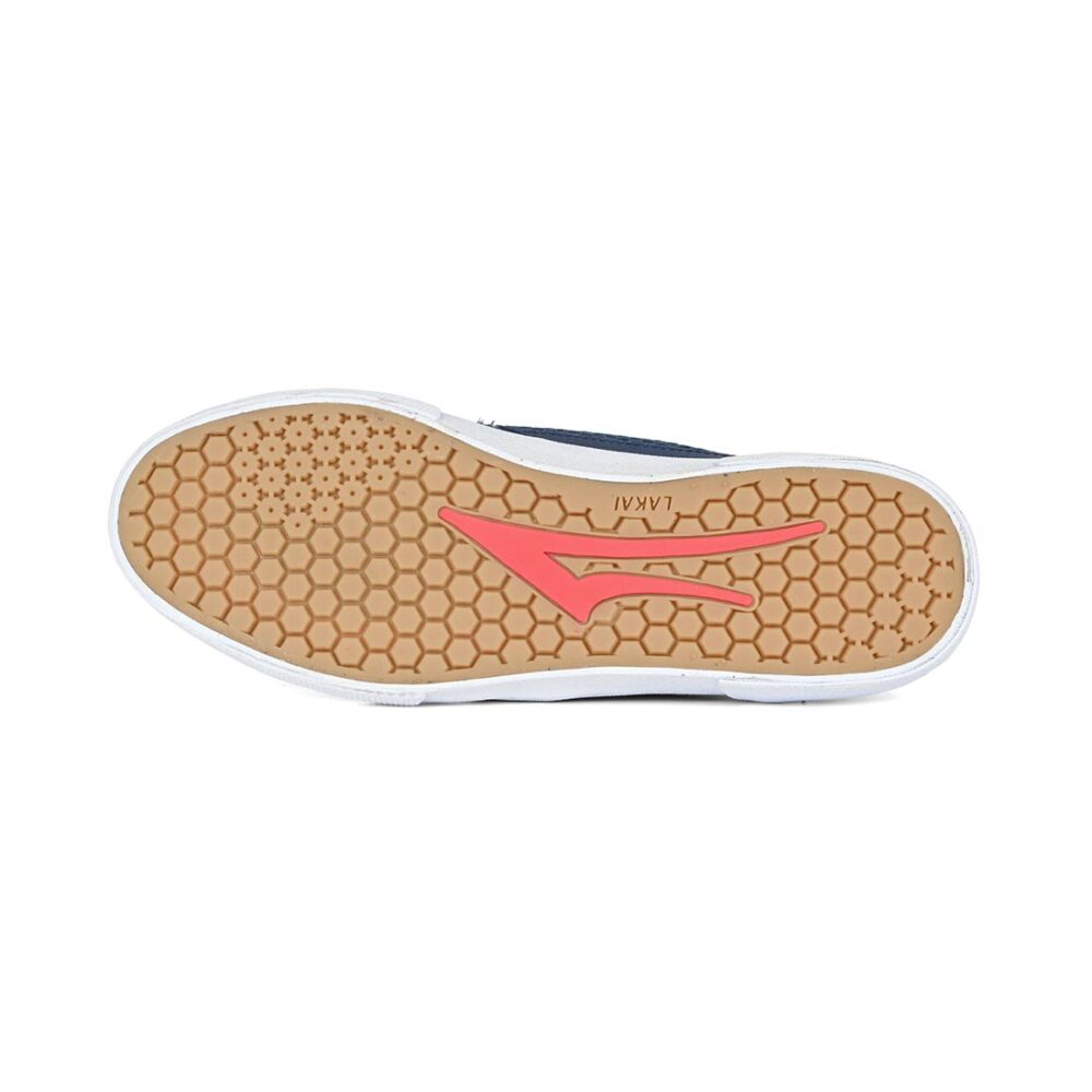 Lakai Cambridge Skate Shoes - Navy/Red