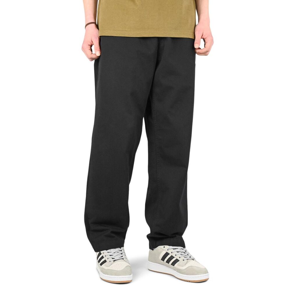 Magenta Slack Tapered Pants - Black - Supereight
