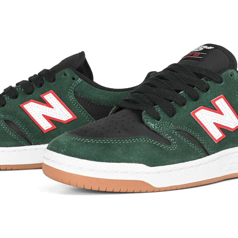 New Balance Numeric Foy 480 Skate Shoes - Forest Green/Black