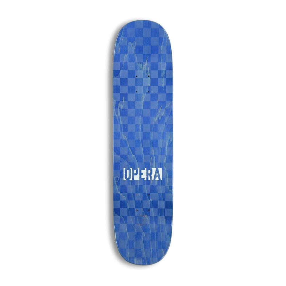 Opera Die-Cut Mask Ex7 8.25" Skateboard Deck - Blue