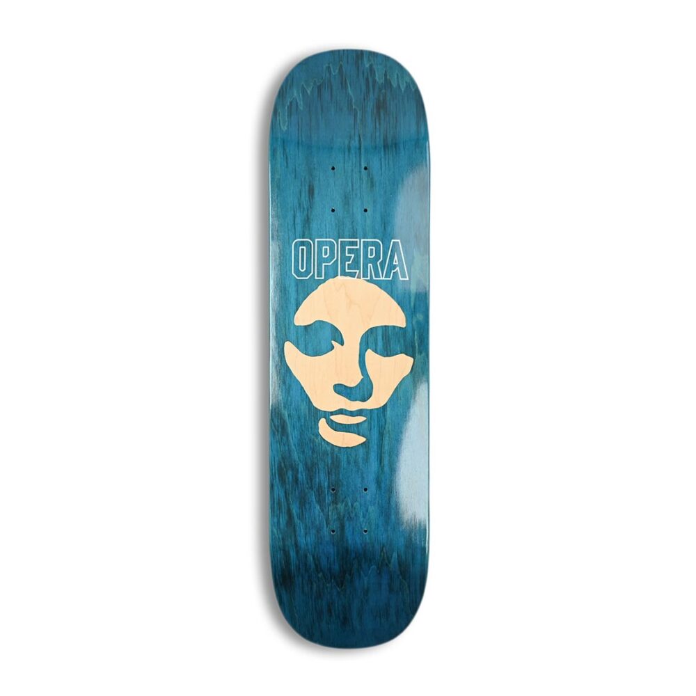 Opera Die-Cut Mask Ex7 8.25" Skateboard Deck - Blue