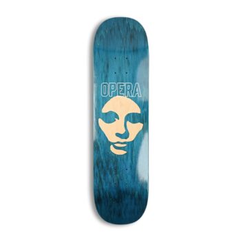 Opera Die-Cut Mask Ex7 8.25" Skateboard Deck - Blue