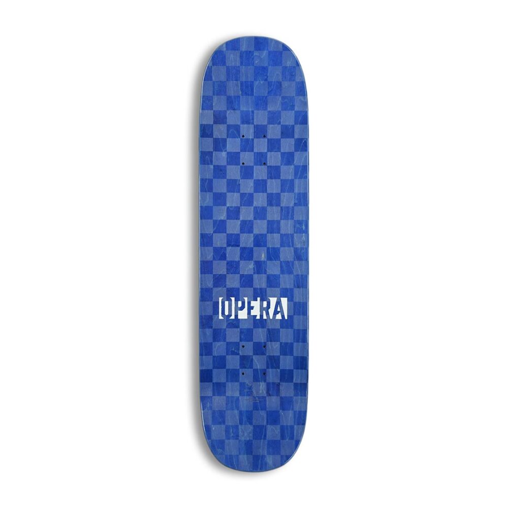 Opera Die-Cut Mask Ex7 8.5" Skateboard Deck - Red
