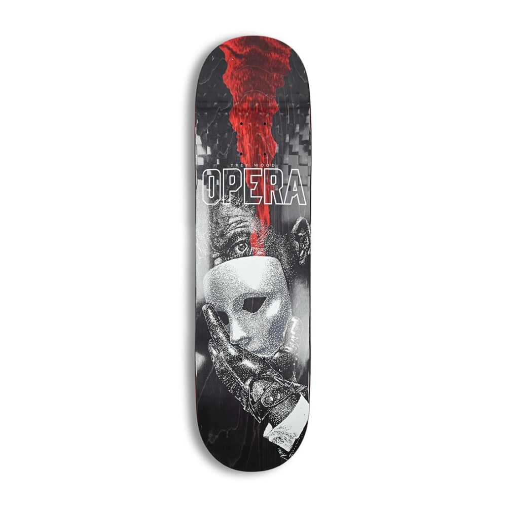 Opera Trey Wood Unmasked Ex7 8.25" Skateboard Deck