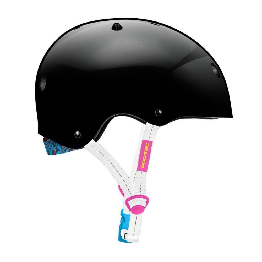 Pro-Tec x Santa Cruz Low Pro Helmet - Black Gloss