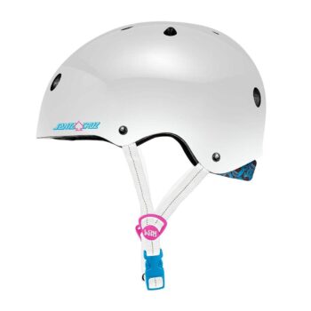 Pro-Tec x Santa Cruz Low Pro Helmet - White Gloss