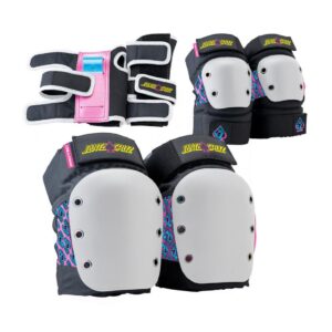 Pro-Tec x Santa Cruz Pad Set - Black/White/Pink