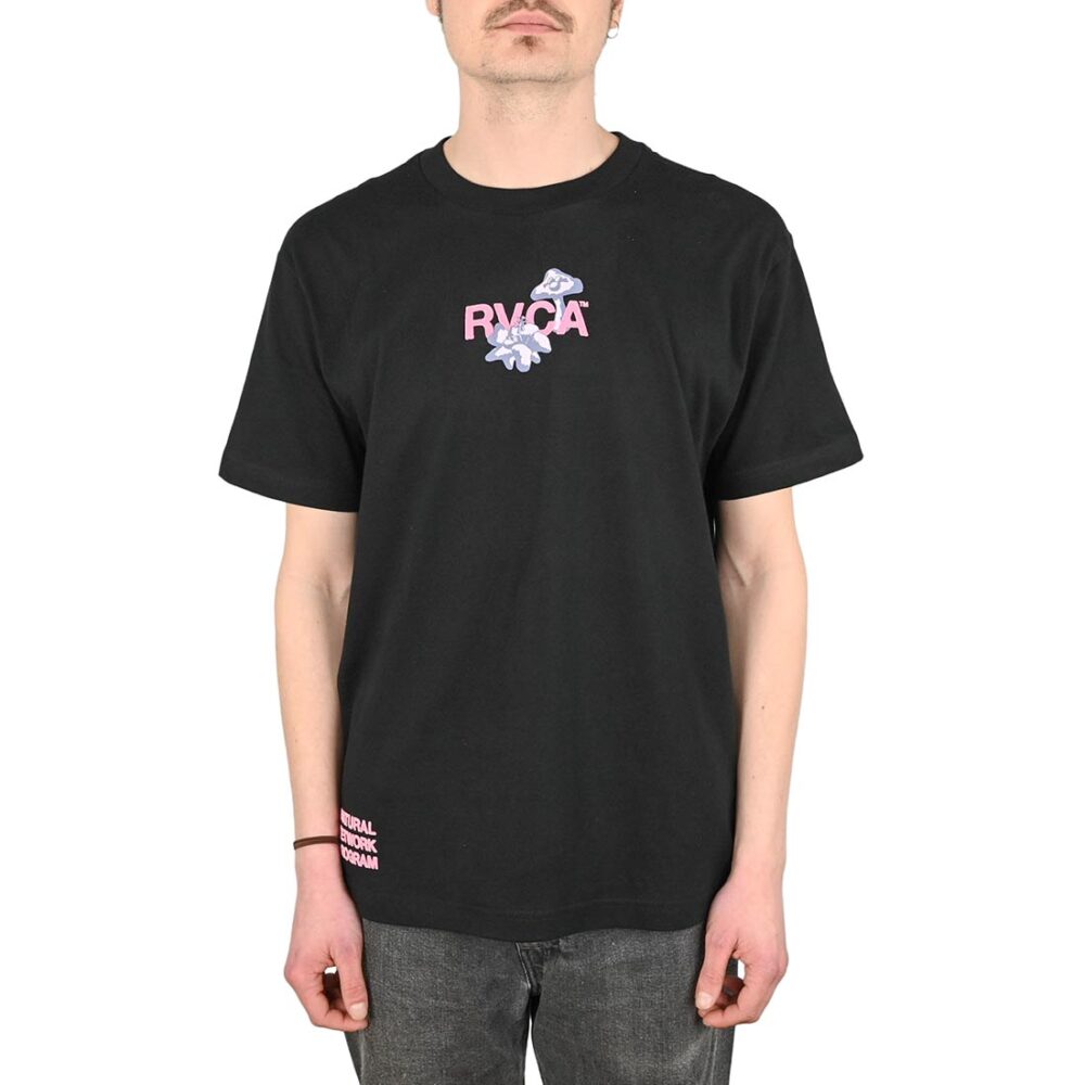 RVCA Natural Network S/S T-Shirt - Black