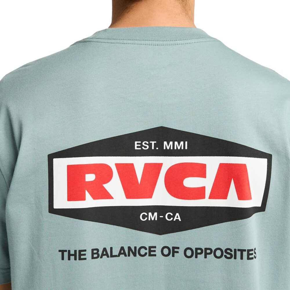 RVCA RVCA Logo Short-Sleeved T-Shirt - Lead