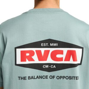 RVCA RVCA Logo Short-Sleeved T-Shirt - Lead