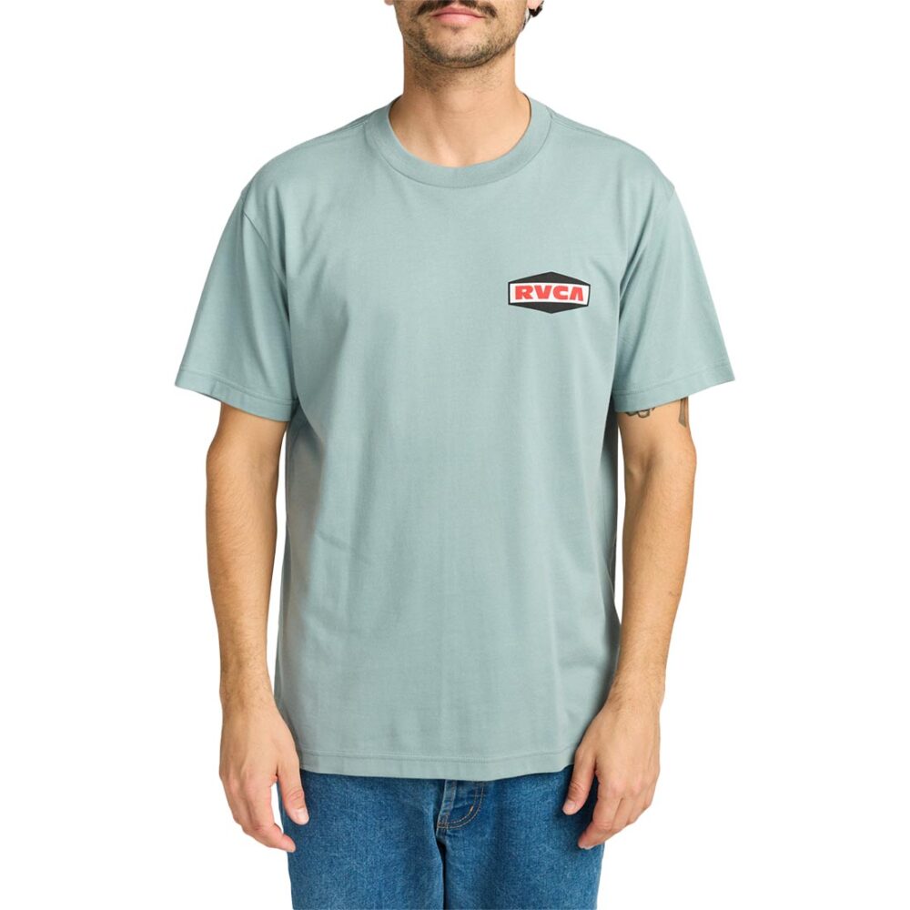 RVCA RVCA Logo Short-Sleeved T-Shirt - Lead