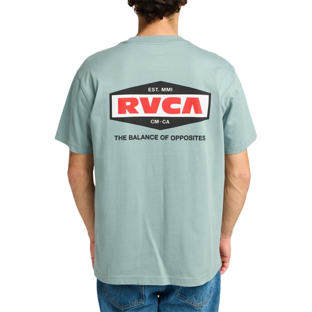 RVCA RVCA Logo Short-Sleeved T-Shirt - Lead