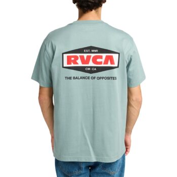 RVCA RVCA Logo Short-Sleeved T-Shirt - Lead